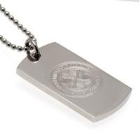 Celtic FC Engraved Dog Tag &amp; Chain