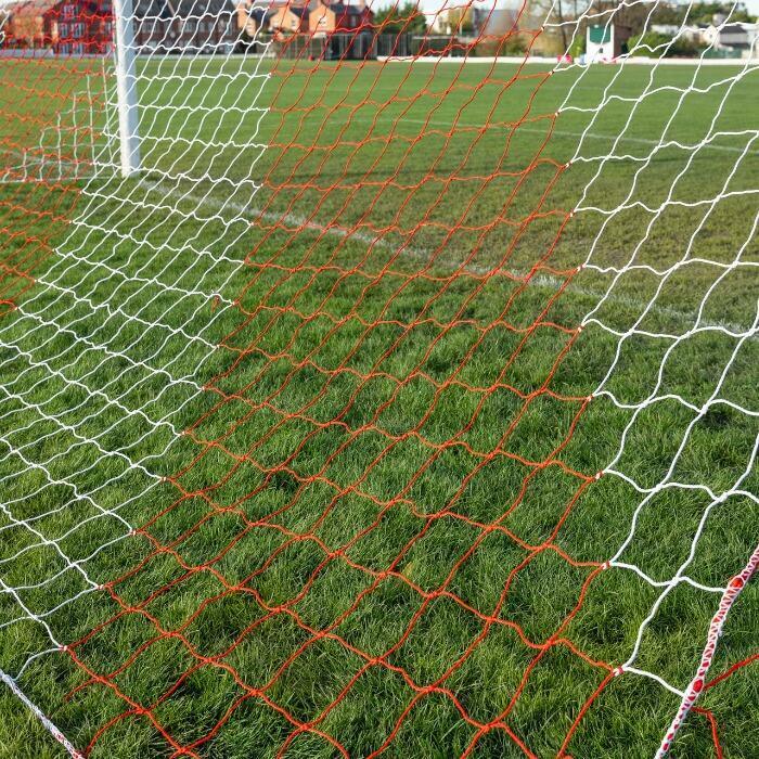 Striped/Two Colour - Soccer Goal Nets [10x Colour Options]
