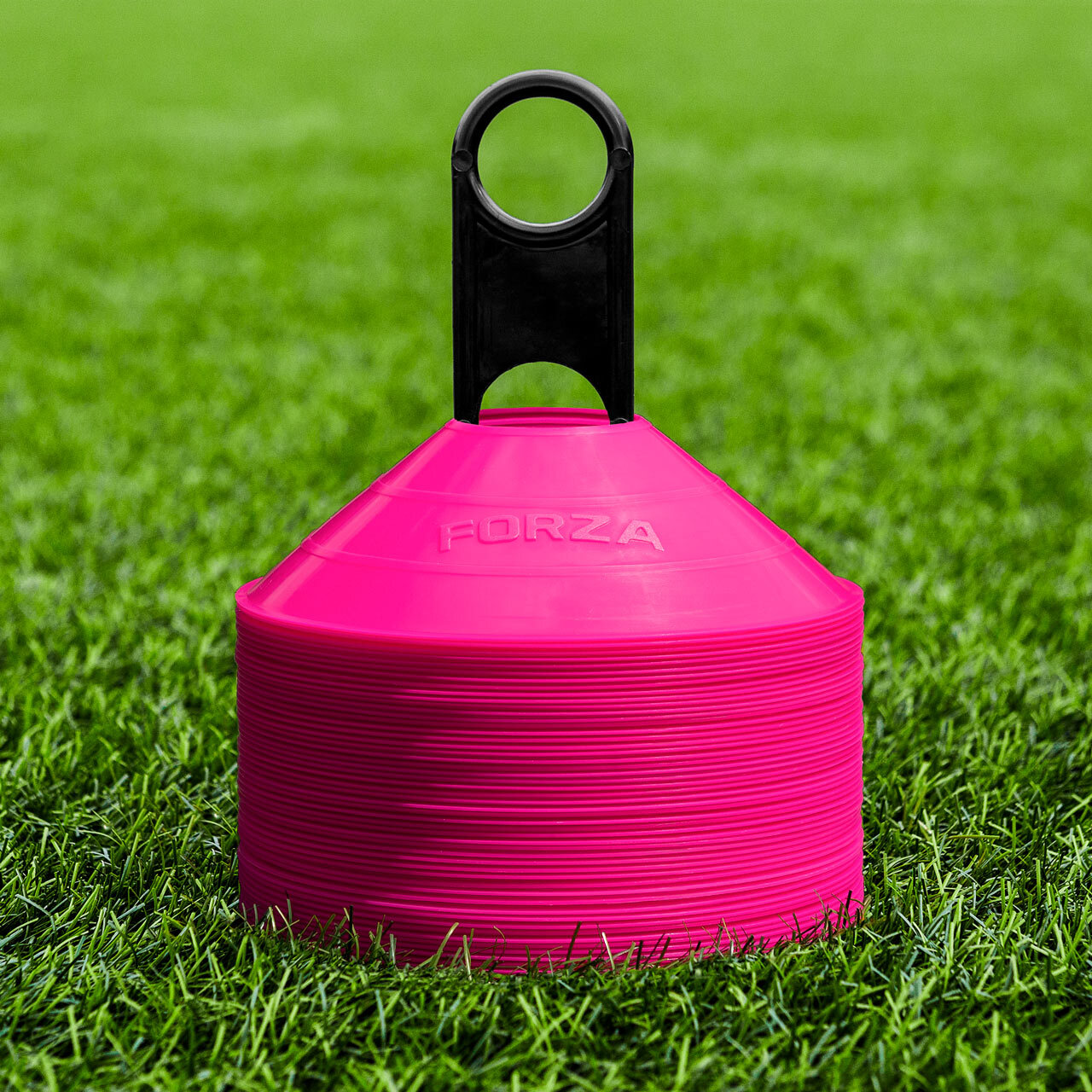 FORZA SOCCER TRAINING MARKER CONES [5 COLOURS] [Pack Size:: Pack of 50] [Colour: Yellow / Orange]