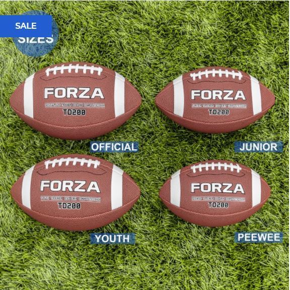 FORZA TD100 AMERICAN FOOTBALL GAME BALL [Ball Size:: Pee Wee (6-9)]