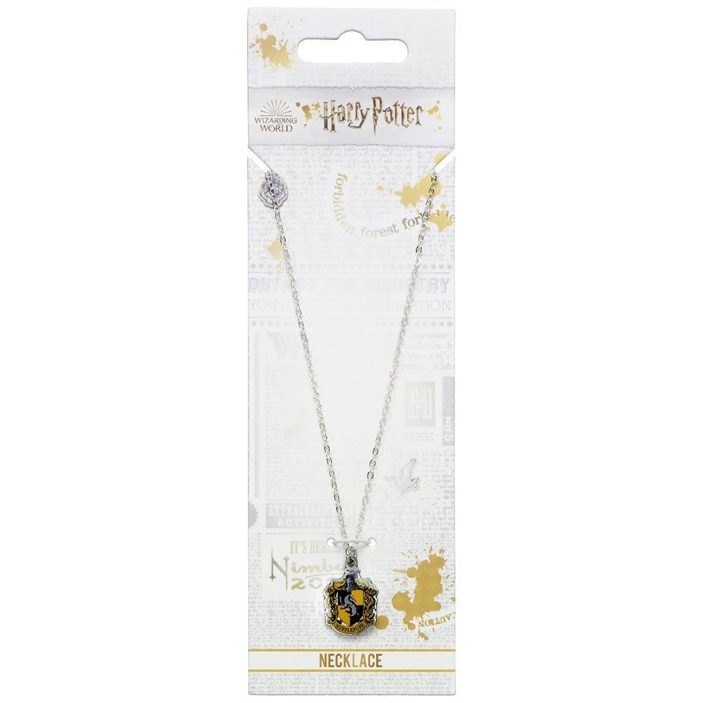 Harry Potter Silver Plated Necklace Hufflepuff