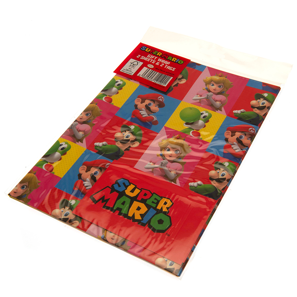 Super Mario Gift Wrap
