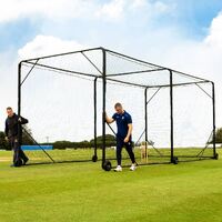 FORTRESS MOBILE CRICKET CAGE [Net Length :: 7.3m] [Post Padding:: Add Padding]