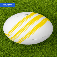 FORZA HELIX RUGBY BALL – CLASSIC TRAINING BALL [Ball Size:: Size 3 (Kids)]