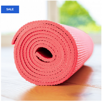 Metis Exercise & Yoga Mat  6Mm Non-Slip [Colour: Pink] [Pack Size:: Pack Of 1]