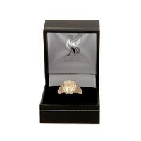 Liverpool FC 9ct Gold Crest Ring Small