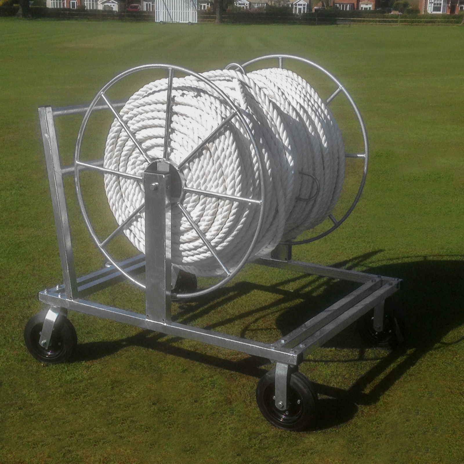 CRICKET BOUNDARY ROPE [Boundary Rope Length:: Half Pitch (220m)] [Optional Trolley:: Yes] [Thickness:: 28mm]