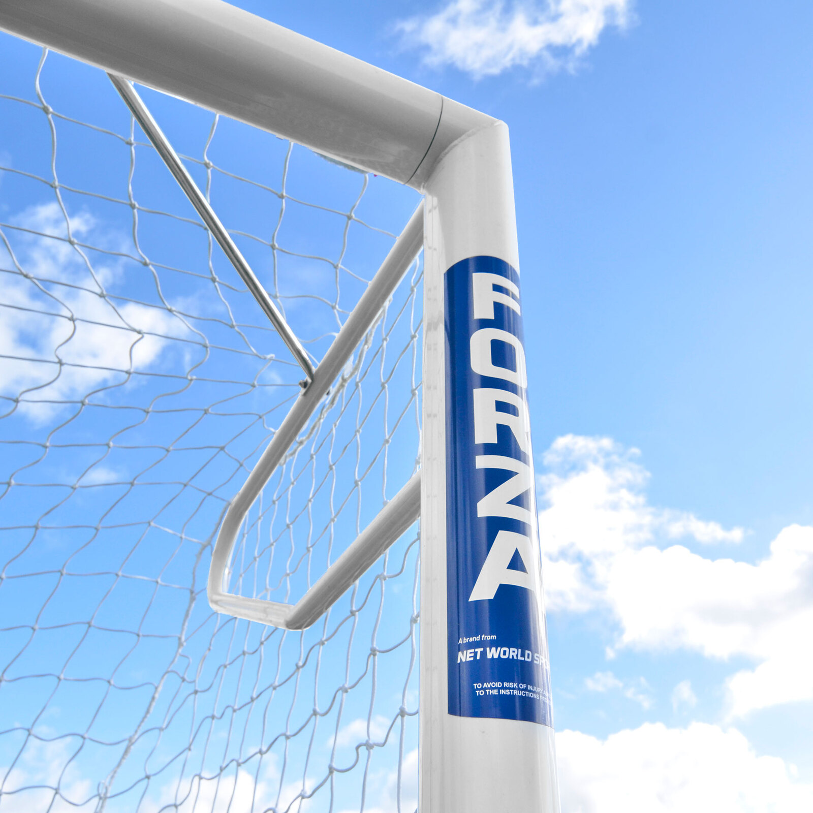 7.3M X 2.4M FORZA ALU110 SOCKETED SOCCER GOAL [Single or Pair:: Single]