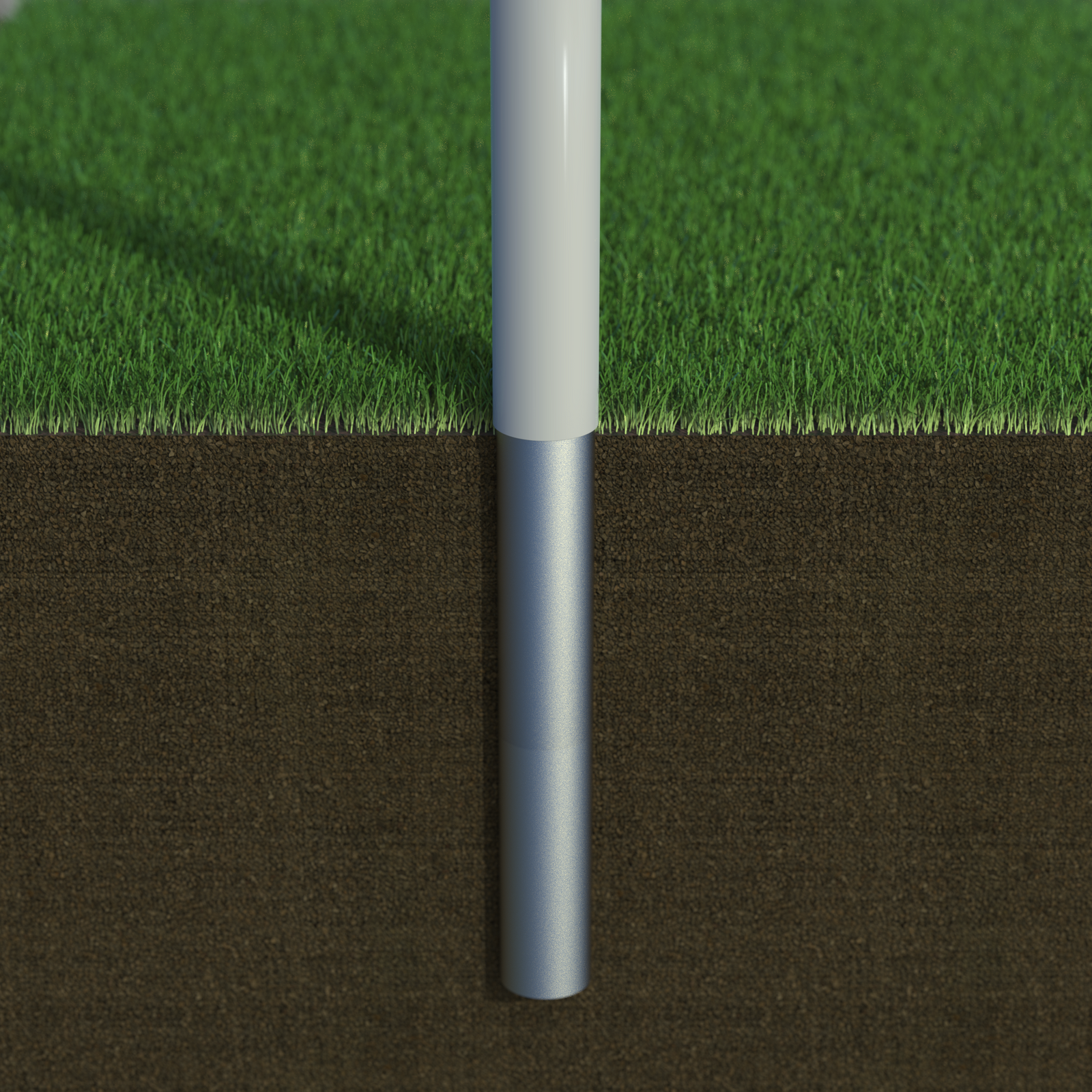 3.7m x 3.1m FORZA PVC Rugby Posts