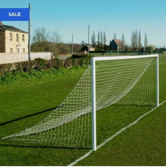 21 X 7 REPLACEMENT SOCCER GOAL NETS [Style: Standard] [Size:: 6.5m x 2.1m x 0.9m x 2.0m] [Thickness:: 3mm | White]
