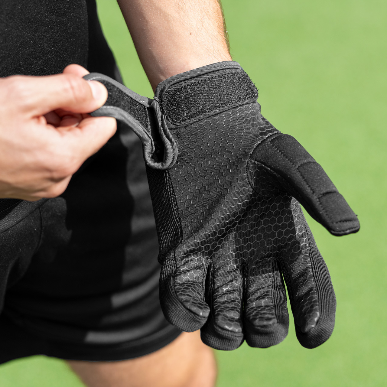 FORZA PU Hockey Gloves [Colour: Grey] [Size:: XS]