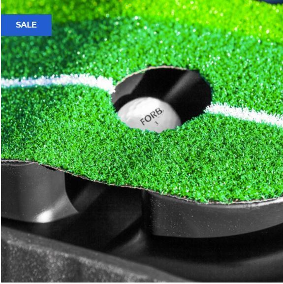 FORB GOLF DUAL-SPEED PUTTING MAT TRAINER