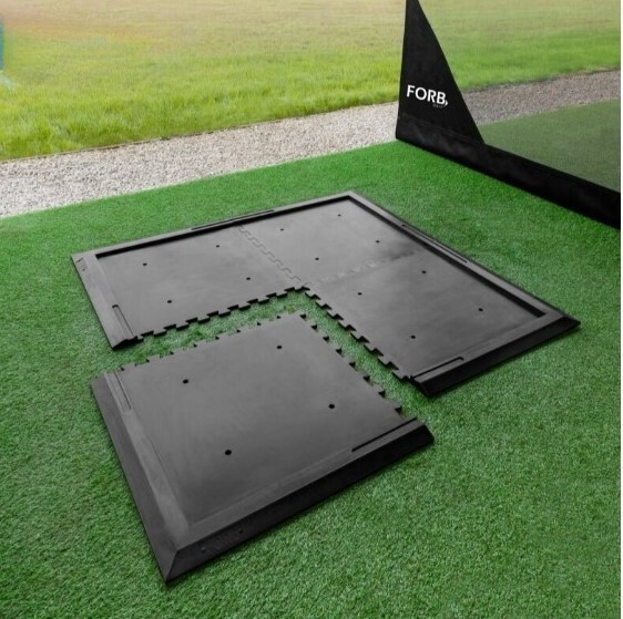 FORB Premium Jigsaw Rubber Golf Mat Base [5.7ft X 5.7ft]