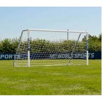8 X 4 REPLACEMENT FOOTBALL GOAL NETS [Style: Standard] [Replacement Net Size: 2.4m x 1.2m x 0.4m x 1.2m] [Thickness:: 3mm | White] [Single or Pair:: S