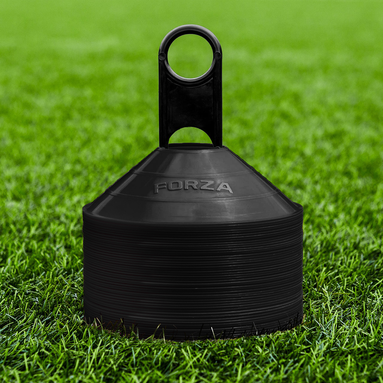 FORZA SOCCER TRAINING MARKER CONES [5 COLOURS] [Pack Size:: Pack of 50] [Colour: Yellow / Orange]