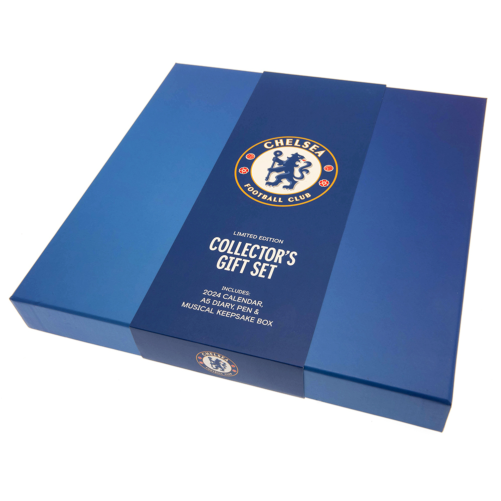 Chelsea FC Calendar & Diary Musical Gift Box 2024