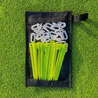 STEEL & PLASTIC NET PEGS [Peg Material:: Steel] [Pack Size:: Pack of 10] [Optional Carry Bag :: With Carry Bag]