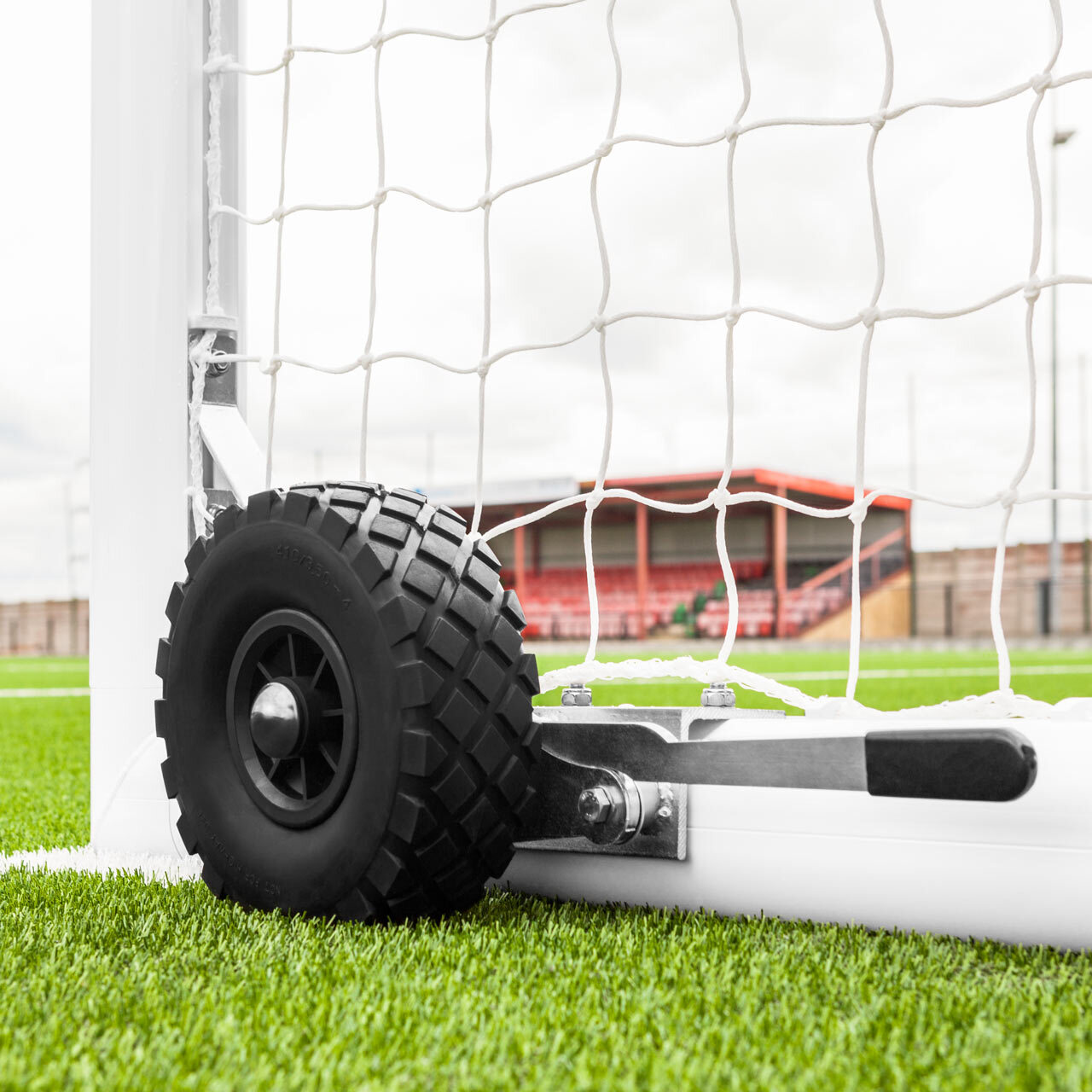 7.3M X 2.4M FORZA ALU110 FREESTANDING SOCCER GOAL [Single or Pair:: Single] [Wheel Options:: 360° Wheels] [Goal Weights:: With Weights]