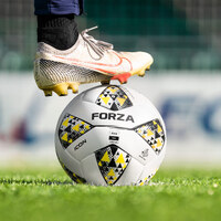 FORZA Icon Pro Match Soccer Balls [International Match Certified] [Colour: Yellow / White] [Ball Size:: Size 3 (Kids)]