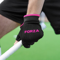 FORZA PU Hockey Gloves [Colour: Grey] [Size:: XS]