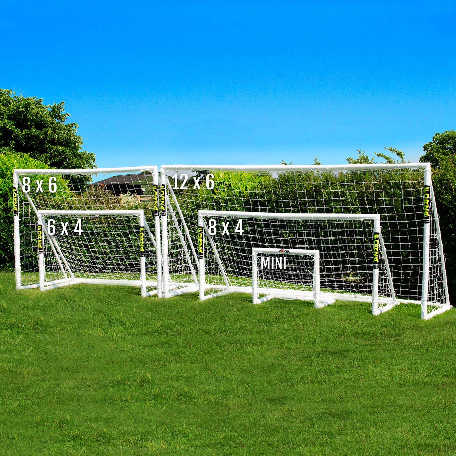3.7m X 1.8m FORZA Soccer Goal Post