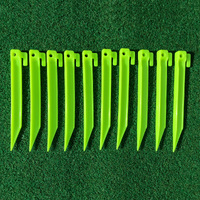 STEEL & PLASTIC NET PEGS [Peg Material:: Steel] [Pack Size:: Pack of 10] [Optional Carry Bag :: With Carry Bag]
