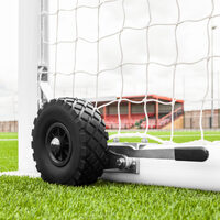 5.6M X 2M FORZA ALU110 BOX FREESTANDING STADIUM FOOTBALL GOAL [Single or Pair:: Single] [Wheel Options:: 360° Wheels] [Goal Weights:: With Weights]