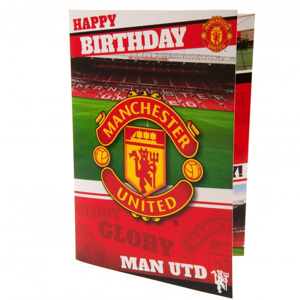 Manchester United FC Musical Birthday Card - MERCH