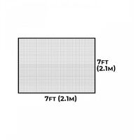CRICKET NET PANELS [FULLY EDGED] [Panel Size:: 2.1m x 2.1m (7ft x 7ft)]