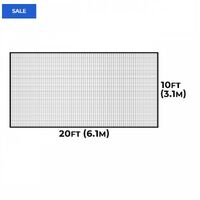 CRICKET NET PANELS [FULLY EDGED] [Panel Size:: 3.1m x 6.1m (10ft x 20ft)]