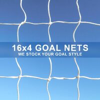 16 X 4 REPLACEMENT FOOTBALL GOAL NETS