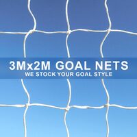 3M X 2M REPLACEMENT FOOTBALL GOAL NETS