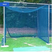 SOCKETED PROFESSIONAL GOLF CAGE AND NET [Number of Bays:: 1 Bay] [Cage Thickness:: 34mm]