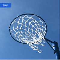 REPLACEMENT NETBALL POST HOOP [Colour: Blue]