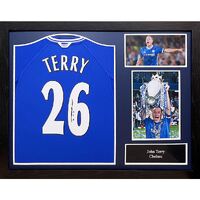 Chelsea FC 2000 Terry Signed Shirt (Framed)