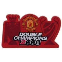 Manchester United FC Double Champions Badge 