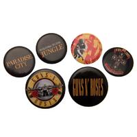 Guns N Roses Button Badge Set