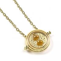 Harry Potter Gold Plated Necklace Time Turner
