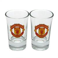 Manchester United FC 2pk Shot Glass Set