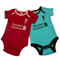 Liverpool FC 2 Pack Bodysuit 9/12 mths GR