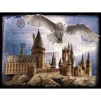 Harry Potter 3D Image Puzzle 500pc Hogwarts &amp; Hedwig