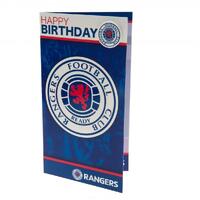 Rangers FC Birthday Card &amp; Badge