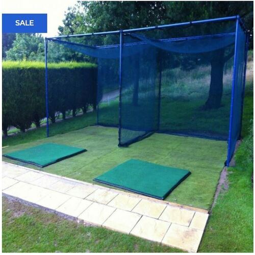 SOCKETED PROFESSIONAL GOLF CAGE AND NET