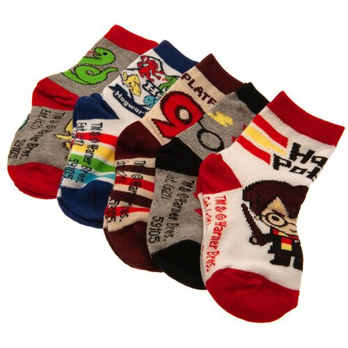 Harry Potter 5pk Socks Gift Set