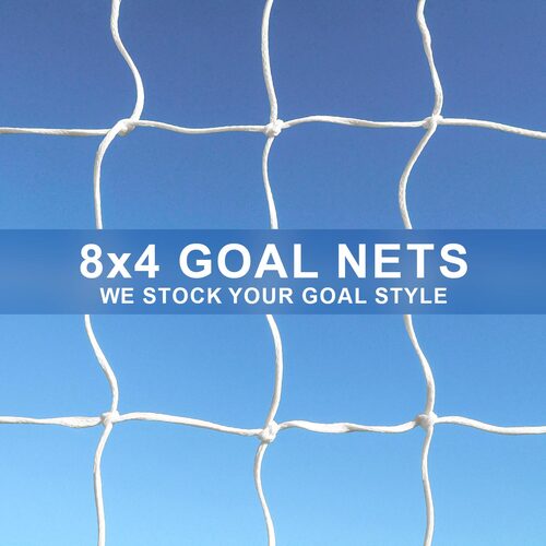 8 X 4 REPLACEMENT FOOTBALL GOAL NETS