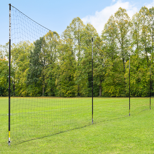 Pro Socketed STOP THAT BALL™ - Ball Stop Net & Posts [10/12/16ft High]