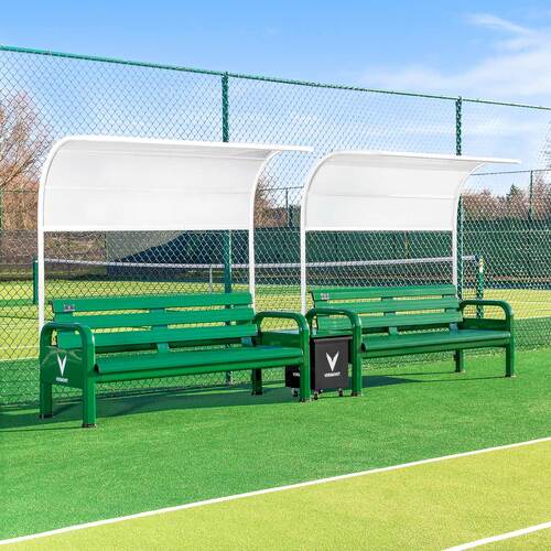 Vermont Aluminium Tennis Court Bench Set