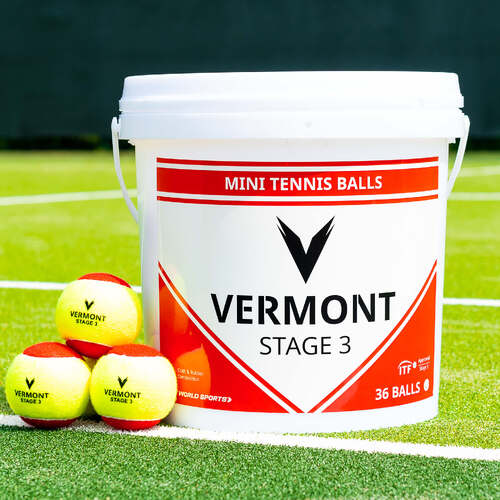 Vermont Mini Red Tennis Balls [Stage 3]