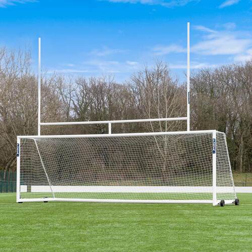 Freestanding Aluminium Soccer & Rugby Combination Goals