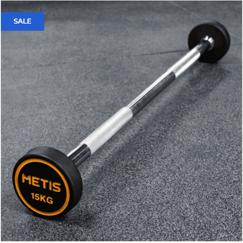 Metis Rubber Barbell Weights [10Kg-30Kg] [Weight:: 15Kg]